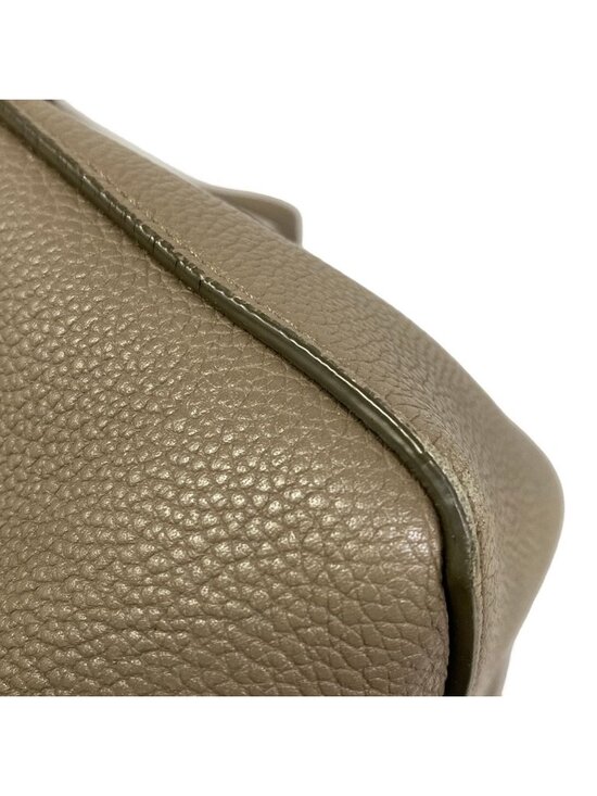 Celine Soft Grained Calfskin Small Belt Cabas Phantom Slate  Celine Tote Cabas Phantom Small with Belt Gray Beige Leather